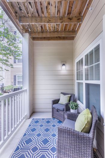 Private balconies and patios